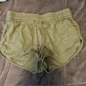 Green size medium women’s Rewash brand comfortable lounge shorts